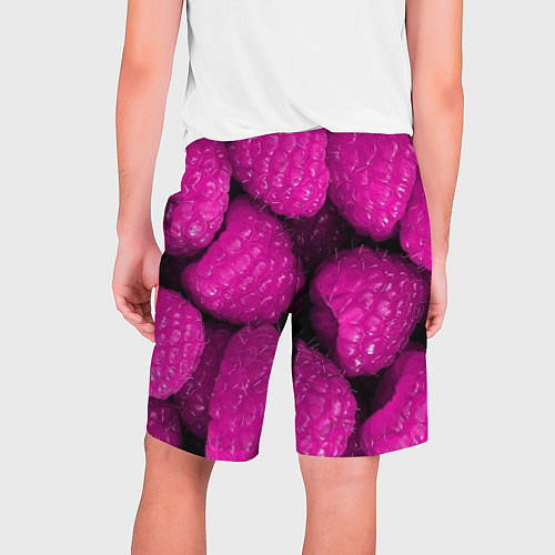 Мужские шорты Ягоды малины / 3D-принт – фото 2