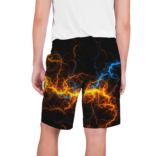 Мужские шорты Электрический рисунок / 3D-принт – фото 2