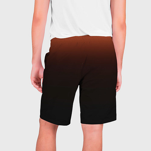 Мужские шорты Благородный коричневый градиент / 3D-принт – фото 2