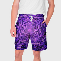 Мужские шорты Фантастические фиолетовые лучи