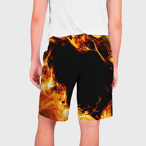 Мужские шорты Twenty One Pilots и пылающий огонь / 3D-принт – фото 2