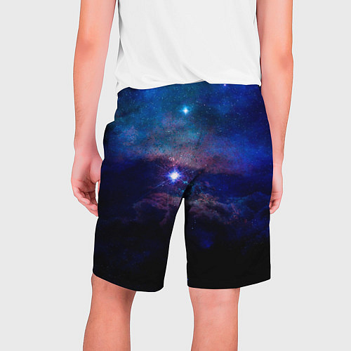 Мужские шорты Звёздное небо / 3D-принт – фото 2