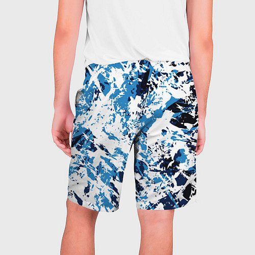 Мужские шорты Взрыв гжели / 3D-принт – фото 2