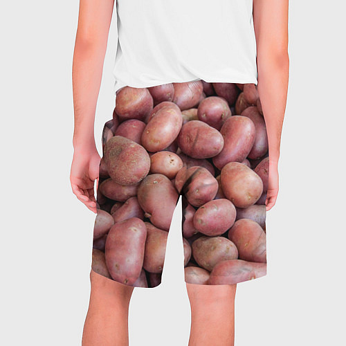 Мужские шорты Картофельные клубни / 3D-принт – фото 2