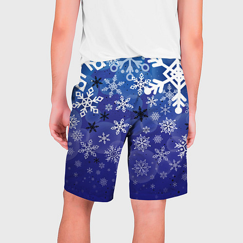 Мужские шорты Сказочный снегопад / 3D-принт – фото 2
