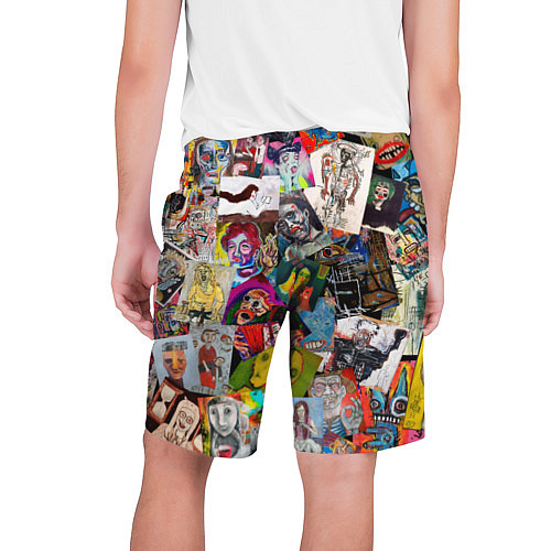 Мужские шорты Art Trash / 3D-принт – фото 2