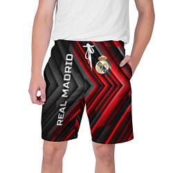 Шорты на шнурке мужские Real Madrid art, цвет: 3D-принт