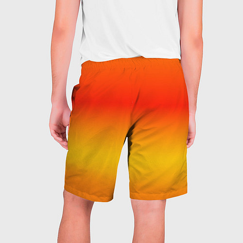 Мужские шорты Переливы оранжевого / 3D-принт – фото 2