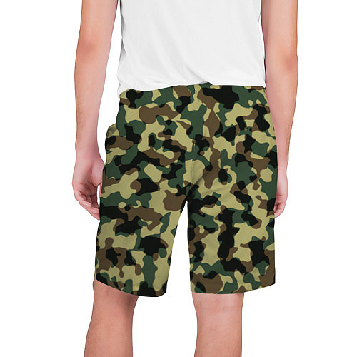 Мужские шорты Военный камуфляж / 3D-принт – фото 2