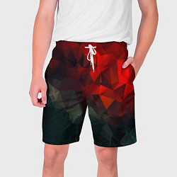 Шорты на шнурке мужские Битва двух абстракций, цвет: 3D-принт