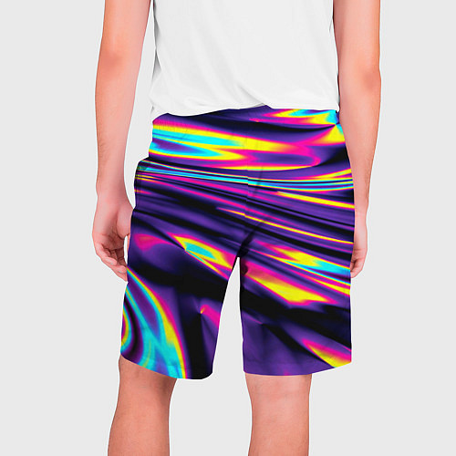 Мужские шорты Glitch colors / 3D-принт – фото 2