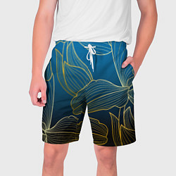Шорты на шнурке мужские Vanguard floral pattern, цвет: 3D-принт