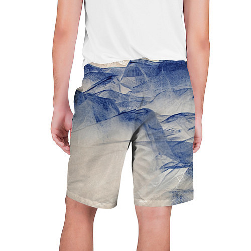 Мужские шорты Горы скалы в тумане / 3D-принт – фото 2