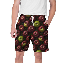 Мужские шорты Сочная текстура из яблок