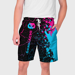 Мужские шорты DanMachi - neon gradient: по-вертикали