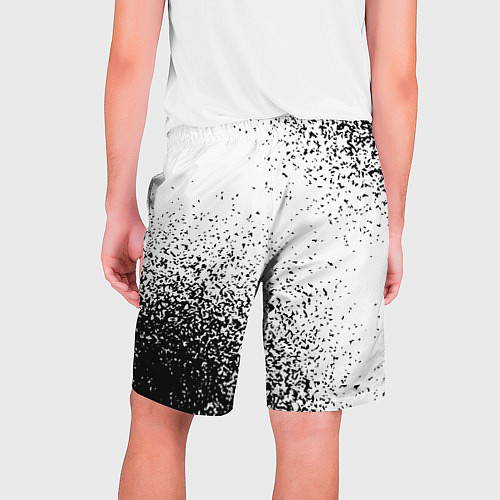 Мужские шорты Limp Bizkit и рок символ на светлом фоне / 3D-принт – фото 2