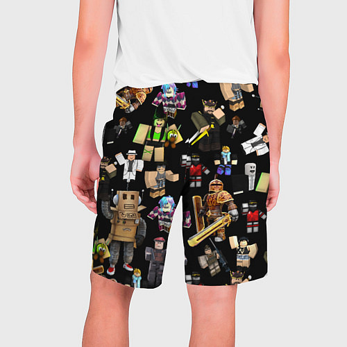 Мужские шорты Роблокс и его персонажи / 3D-принт – фото 2
