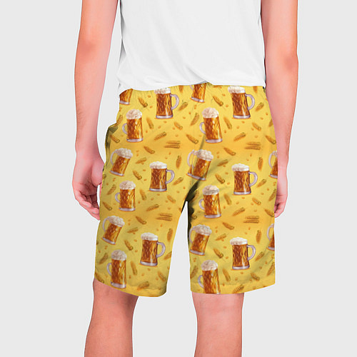 Мужские шорты Кружки с пенным пивом / 3D-принт – фото 2