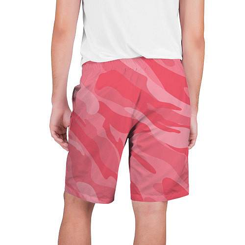 Мужские шорты Pink military / 3D-принт – фото 2