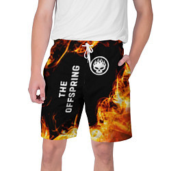 Шорты на шнурке мужские The Offspring и пылающий огонь, цвет: 3D-принт
