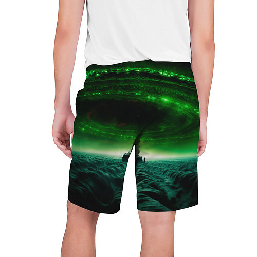 Мужские шорты Космический шторм / 3D-принт – фото 2