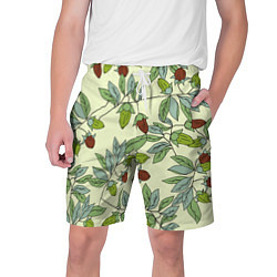 Мужские шорты Зелененькие листья
