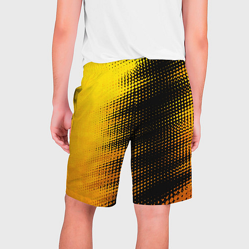 Мужские шорты CreepyPasta - gold gradient: по-вертикали / 3D-принт – фото 2