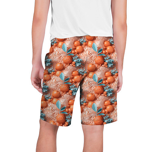 Мужские шорты Сочные фрукты клипарт / 3D-принт – фото 2