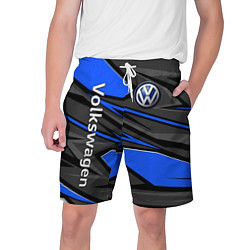 Шорты на шнурке мужские Вольцваген - спортивная униформа, цвет: 3D-принт