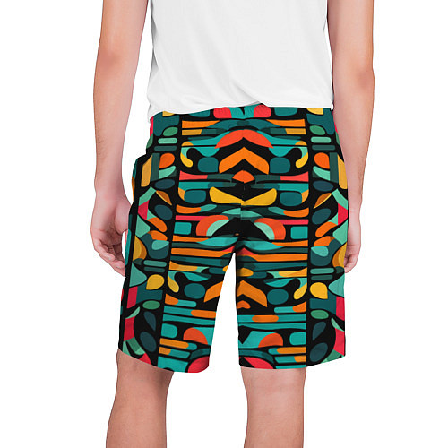 Мужские шорты Абстрактный красочный паттерн - мода / 3D-принт – фото 2