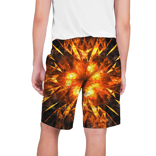 Мужские шорты Fire abstract / 3D-принт – фото 2