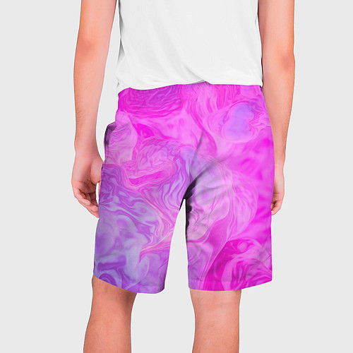Мужские шорты Розовая текстура / 3D-принт – фото 2