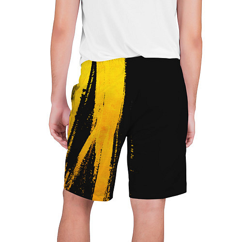 Мужские шорты Destiny - gold gradient: по-вертикали / 3D-принт – фото 2