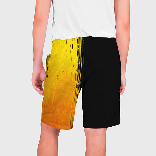 Мужские шорты Stray - gold gradient: по-вертикали / 3D-принт – фото 2