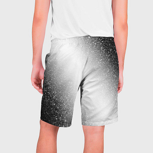 Мужские шорты OneRepublic glitch на светлом фоне по-вертикали / 3D-принт – фото 2