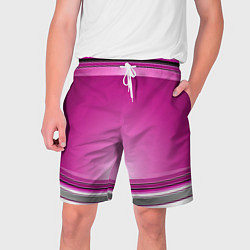 Шорты на шнурке мужские Розовый выпуклый фон, цвет: 3D-принт