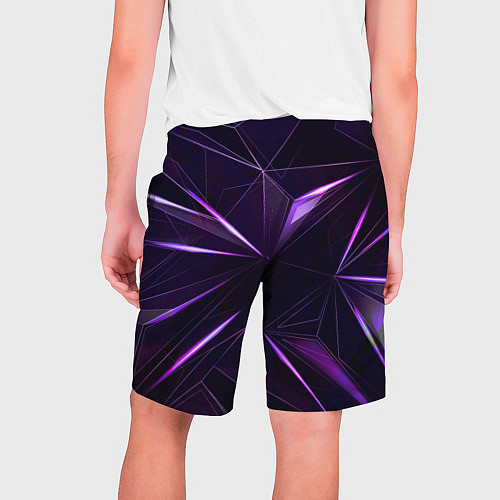 Мужские шорты Фиолетовый хрусталь / 3D-принт – фото 2