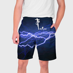 Шорты на шнурке мужские Counter Strike - lightning, цвет: 3D-принт