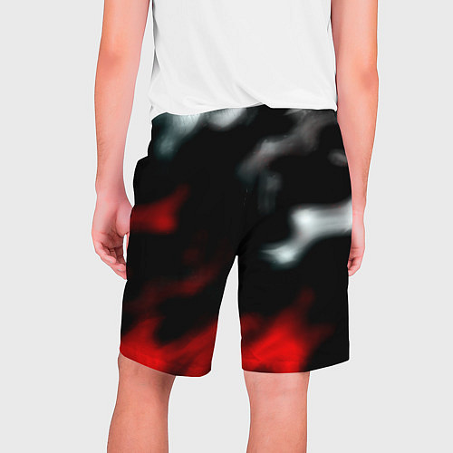 Мужские шорты Linkin park flame / 3D-принт – фото 2