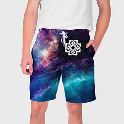 Шорты на шнурке мужские Breaking Benjamin space rock, цвет: 3D-принт