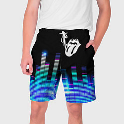 Шорты на шнурке мужские Rolling Stones эквалайзер, цвет: 3D-принт