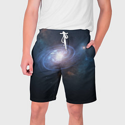 Шорты на шнурке мужские Спиральная галактика, цвет: 3D-принт