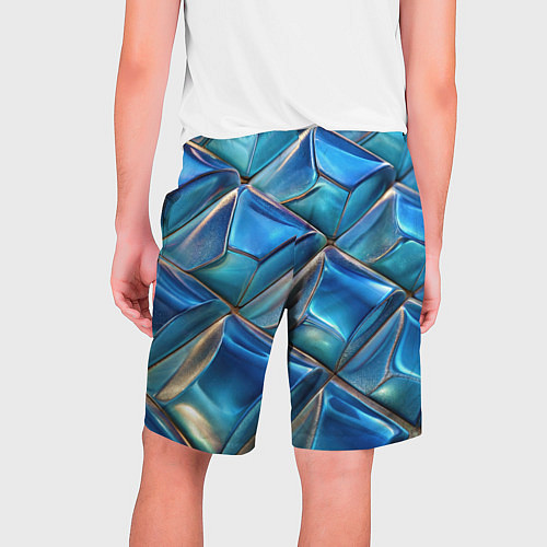 Мужские шорты Объемная стеклянная мозаика / 3D-принт – фото 2