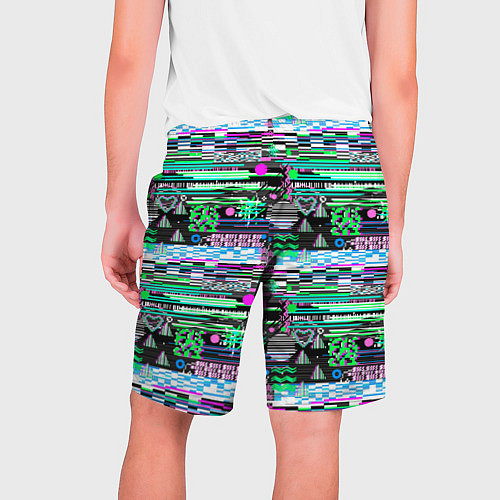 Мужские шорты Abstract color pattern / 3D-принт – фото 2