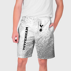 Шорты на шнурке мужские Tottenham sport на светлом фоне вертикально, цвет: 3D-принт