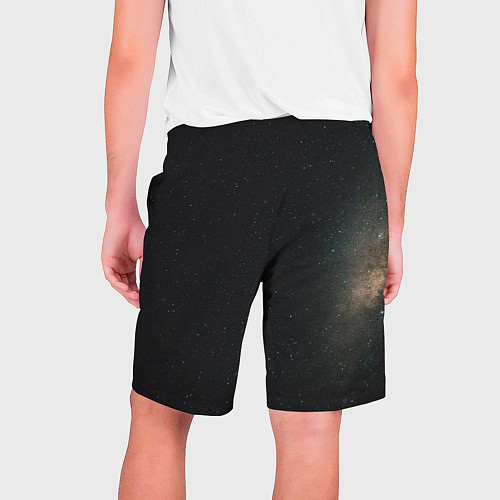 Мужские шорты Звездный космос темно-синий / 3D-принт – фото 2