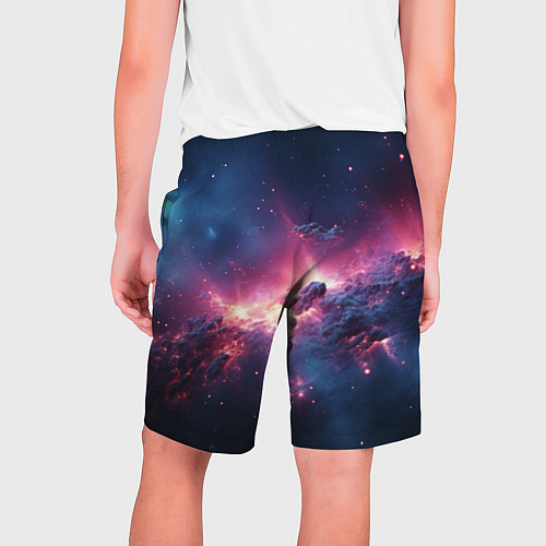 Мужские шорты Взрыв в космосе / 3D-принт – фото 2