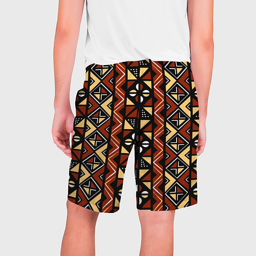 Мужские шорты Африканский мавританский орнамент / 3D-принт – фото 2