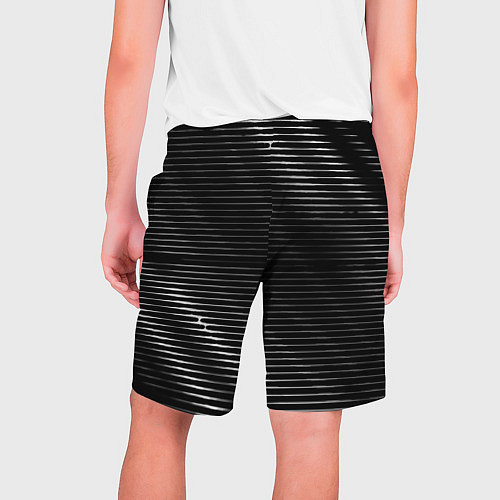 Мужские шорты Metallica metal rock lines / 3D-принт – фото 2