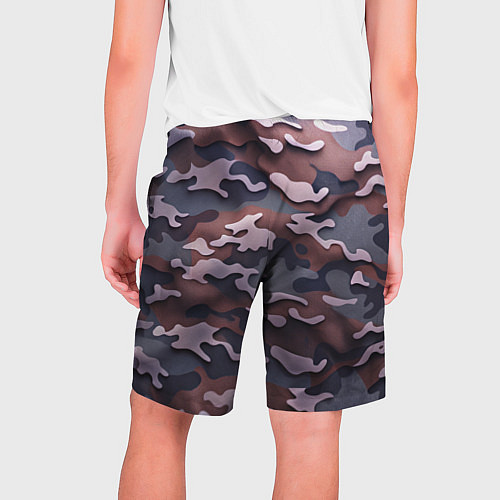 Мужские шорты Камуфляж-грязь / 3D-принт – фото 2